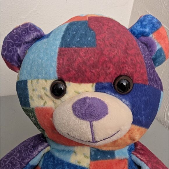 Dolly Parton Coat of Many Colors Teddy Bear Plush Patchwork Fiesta - Picture 8 of 8